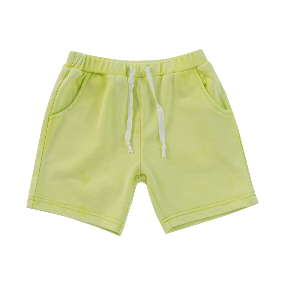 Crew Kids Sweat Wash Shorts - Green