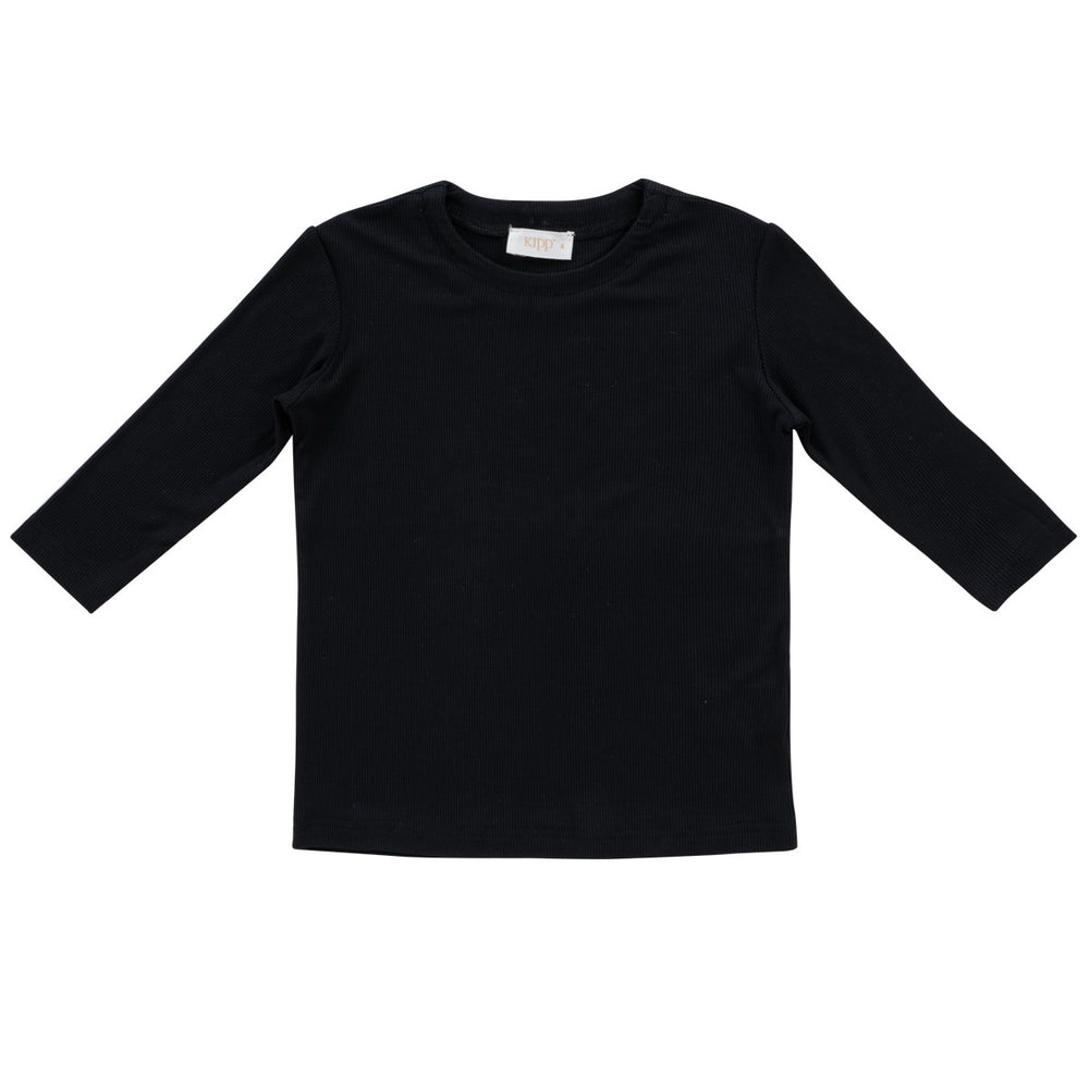 Kipp Fine Rib Top - Black