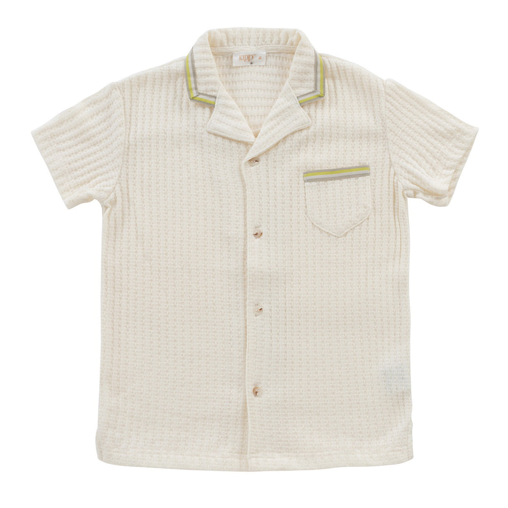 Kipp Leo Knit Top - Vanilla