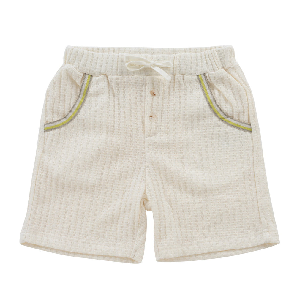Kipp Leo Pull On Shorts - Vanilla