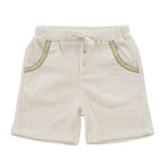 Kipp Leo Pull On Shorts - Vanilla