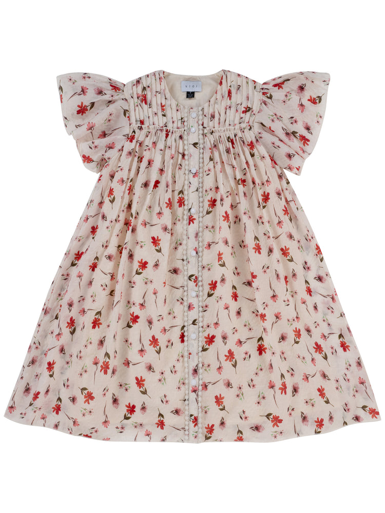 Klai Floral Pintuck Dress - Pink – The Shoppe Miami