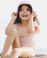 Rylee + Cru Off the Shoulder Swimsuit - Pink