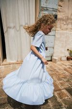 Be For All Wrap Dress - Light Blue