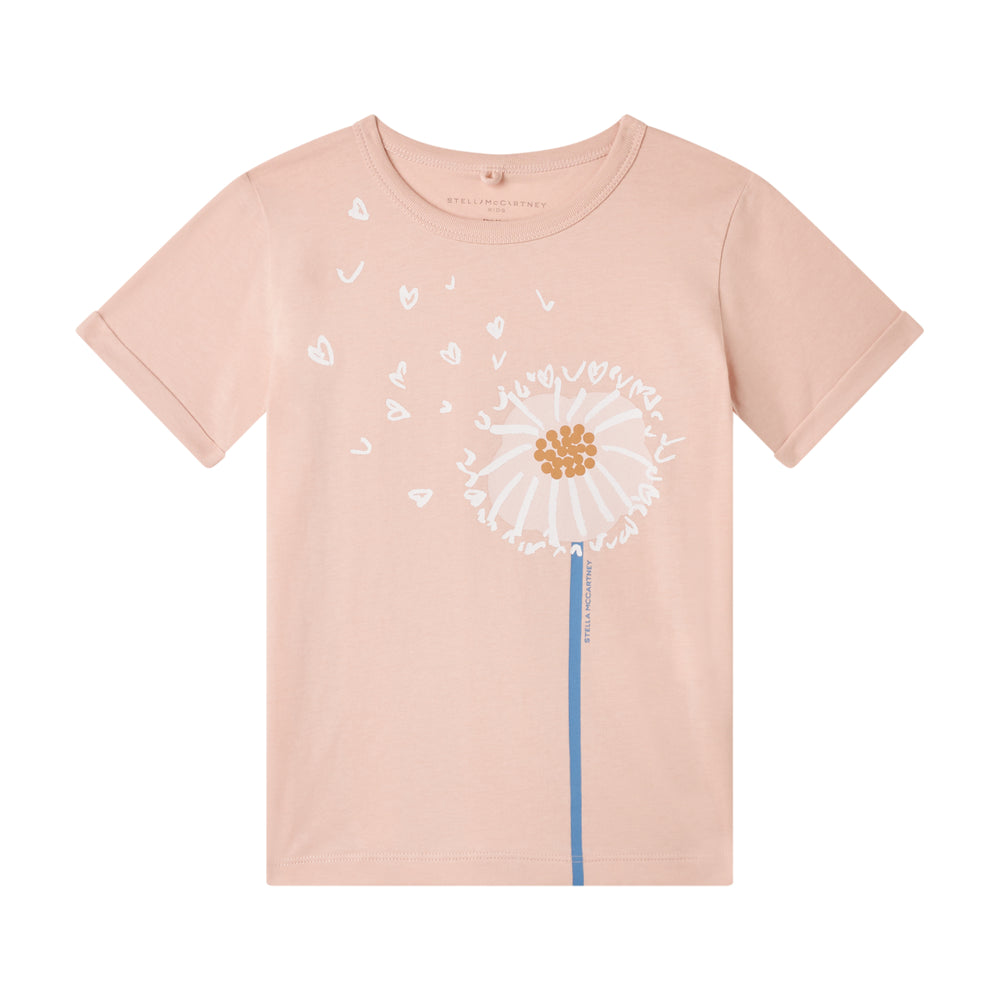 Stella Mccartney Short Sleeve Dandelion Tee - Pink