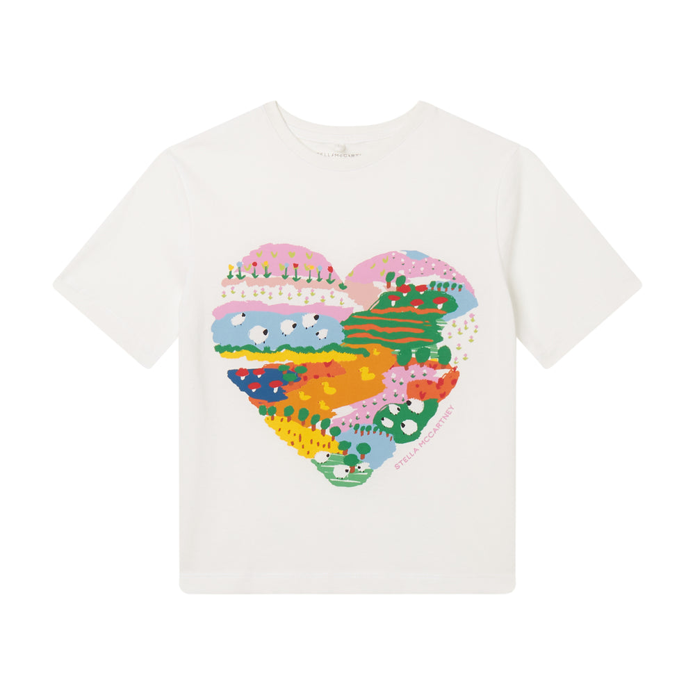 Stella Mccartney Farm Heart Print T-shirt