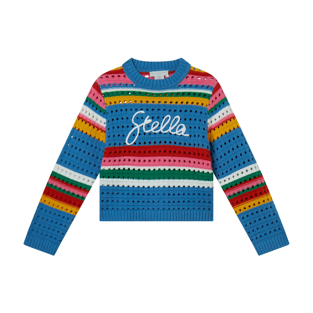 Stella Mccartney Crochet Knit Sweater