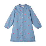 Stella Mccartney Denim Dress - Embroidered Lips