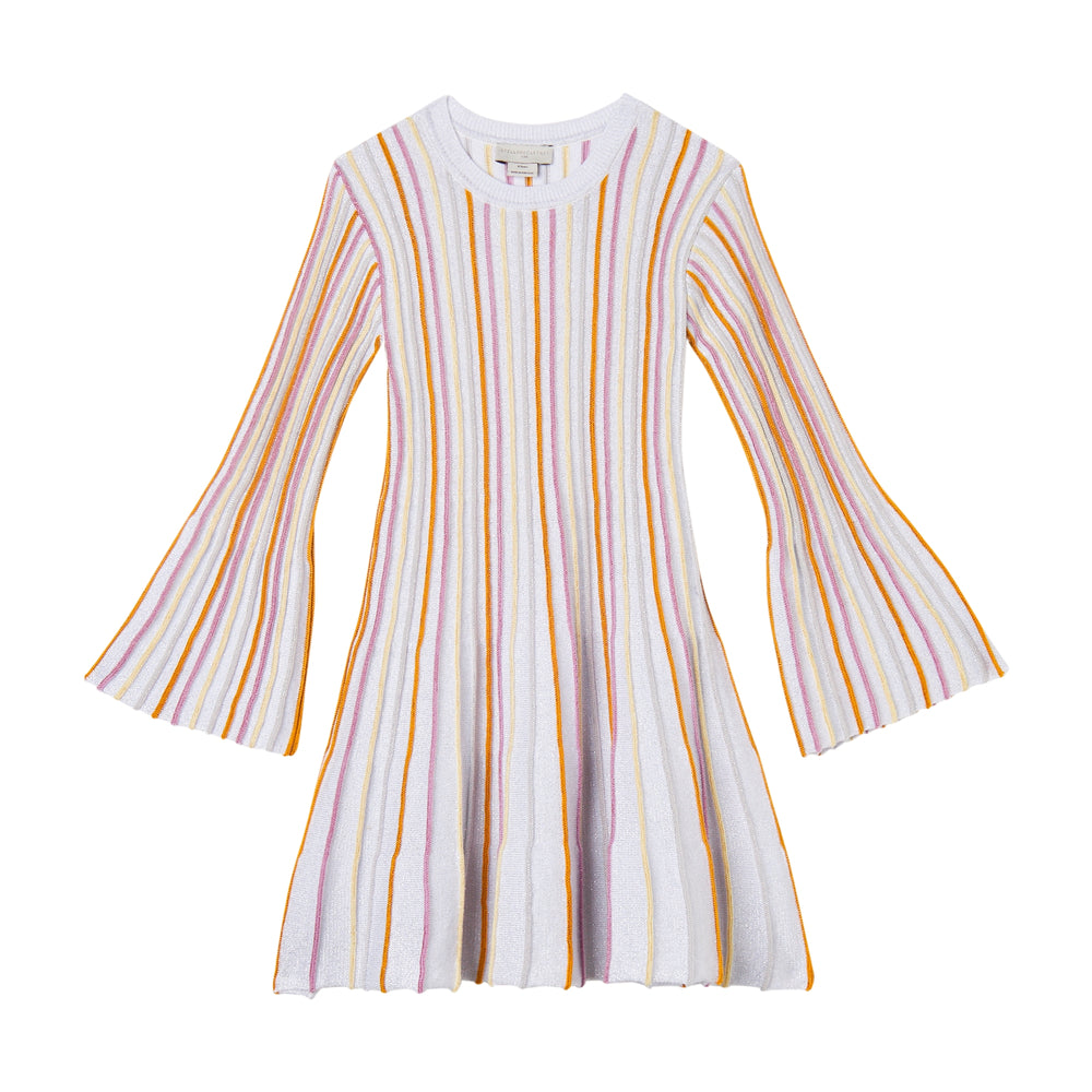 Stella Mccartney Multicolor Stripe Knit Dress