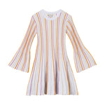 Stella Mccartney Multicolor Stripe Knit Dress
