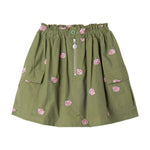 Stella Mccartney Embroidered Ditsy Roses Skirt - Green