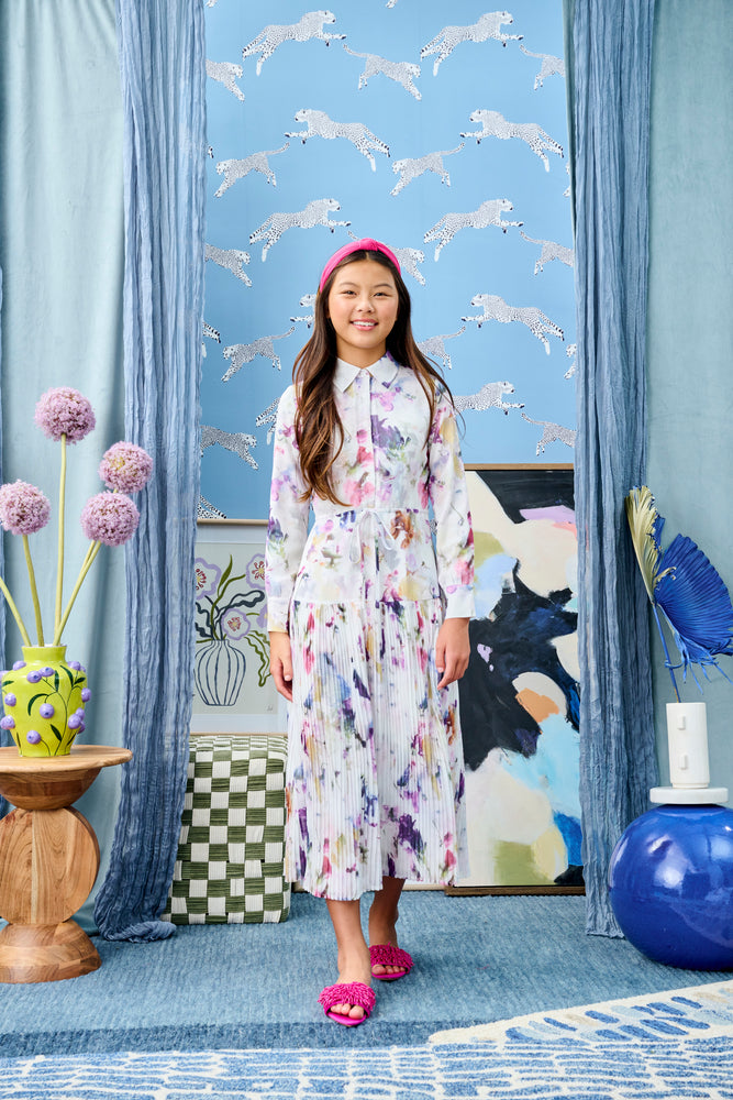 Laurent Teen Watercolor Dress