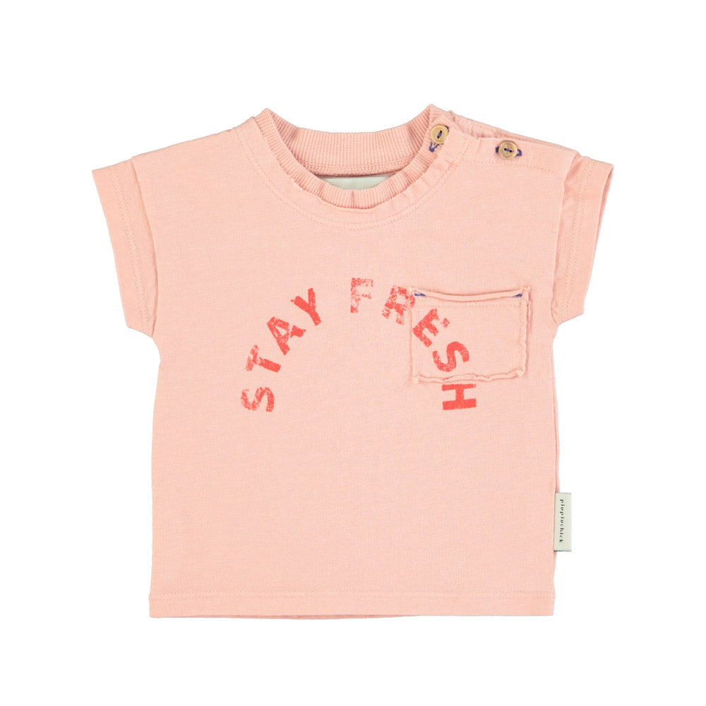Piupiuchick Light Pink Baby T-shirt - Stay Fresh