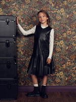 Teela Leather Jumper - Black