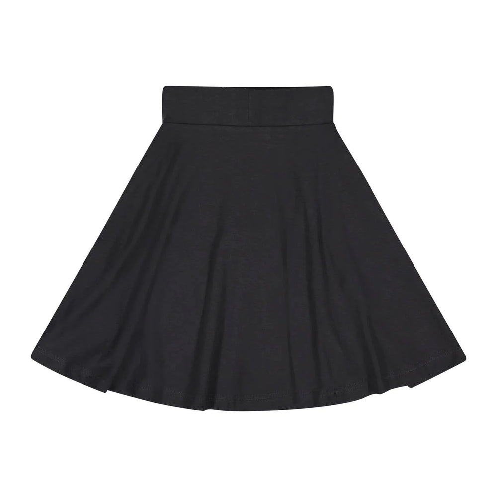 Teela Basic Circle Skirt - Black