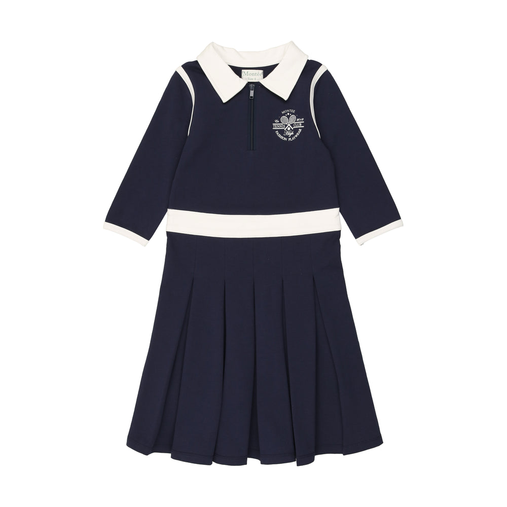 Montee Tennis Club Dress - Navy