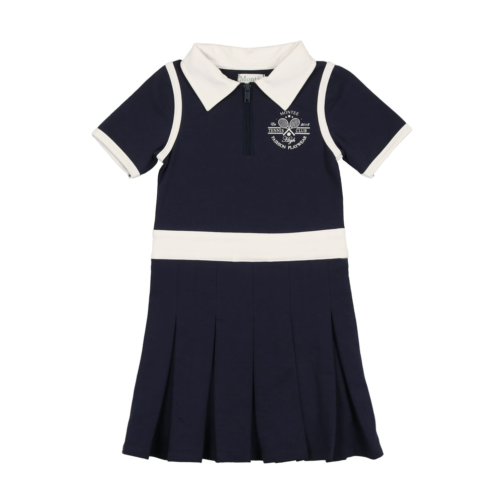 Montee Tennis Club Dress - Navy