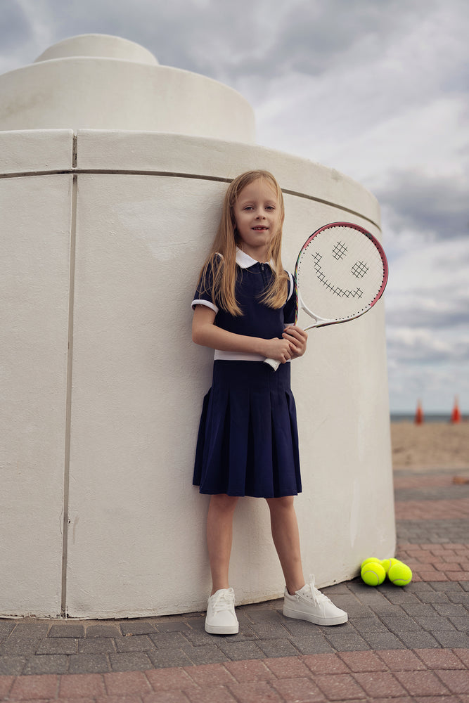 Montee Tennis Club Dress - Navy