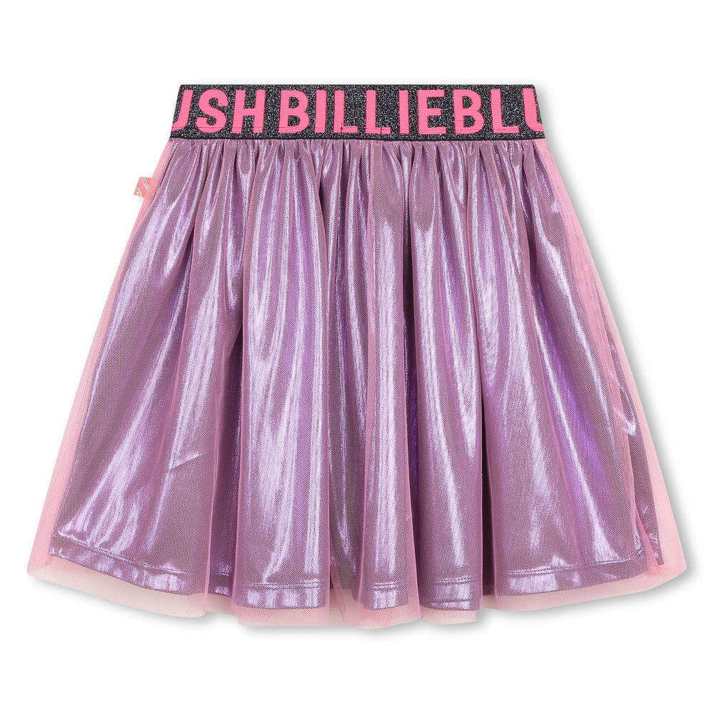 Billieblush Mesh Metallic Effect Skirt