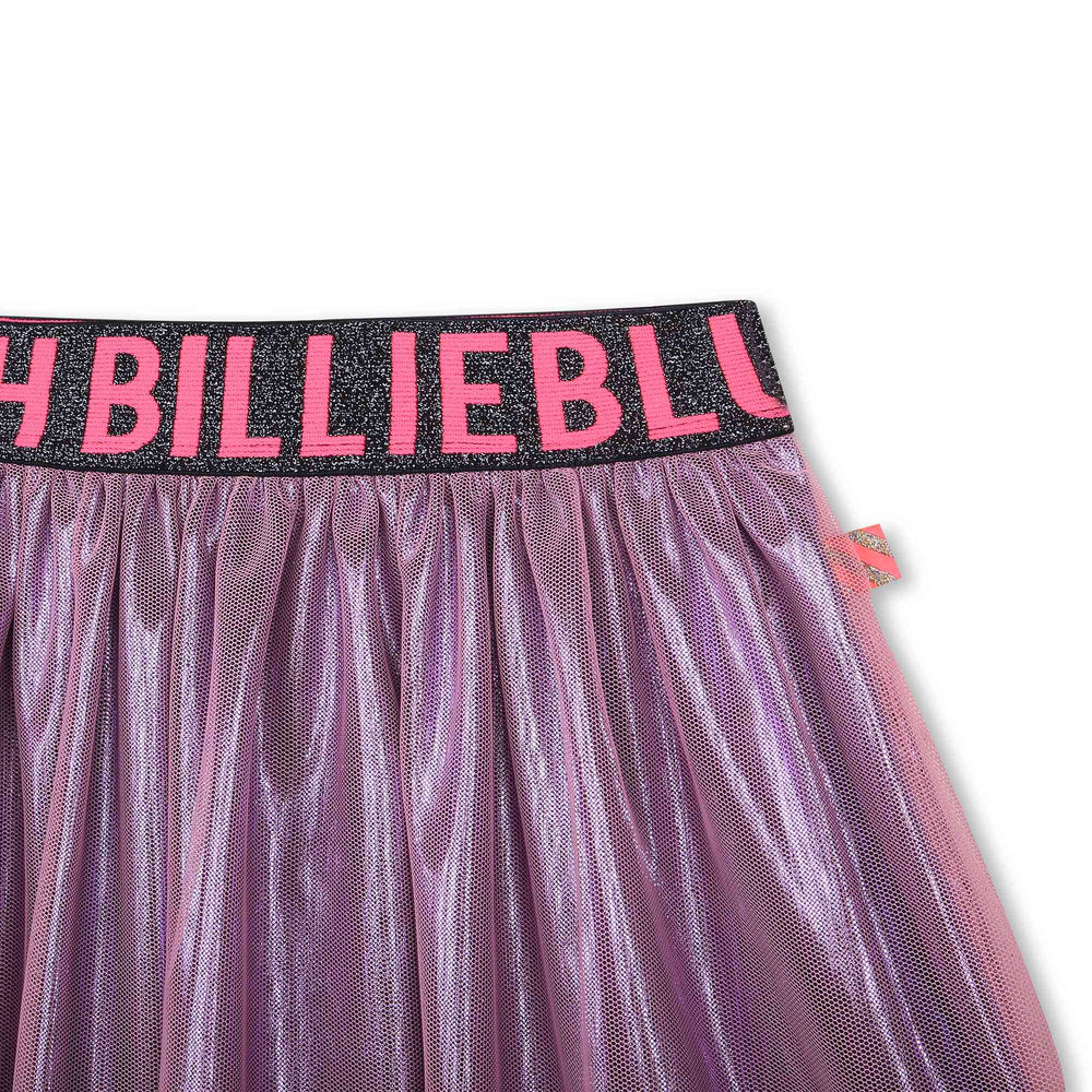 Billieblush Mesh Metallic Effect Skirt