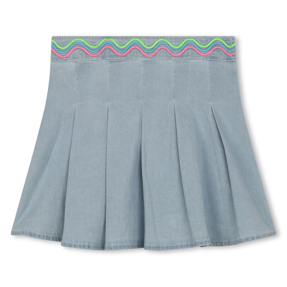 Billieblush Pleated Denim Skirt