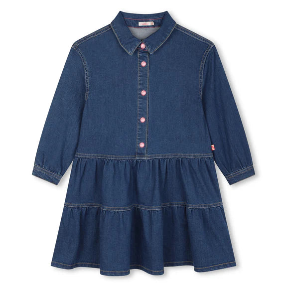 Billieblush Flounced Denim Dress – The Shoppe Miami