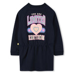 Billieblush Limited Edition Sweatshirt Dress - Navy