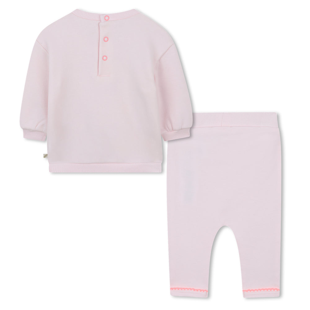 Billieblush Baby Sweatshirt Set - Pale Pink