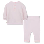Billieblush Baby Sweatshirt Set - Pale Pink