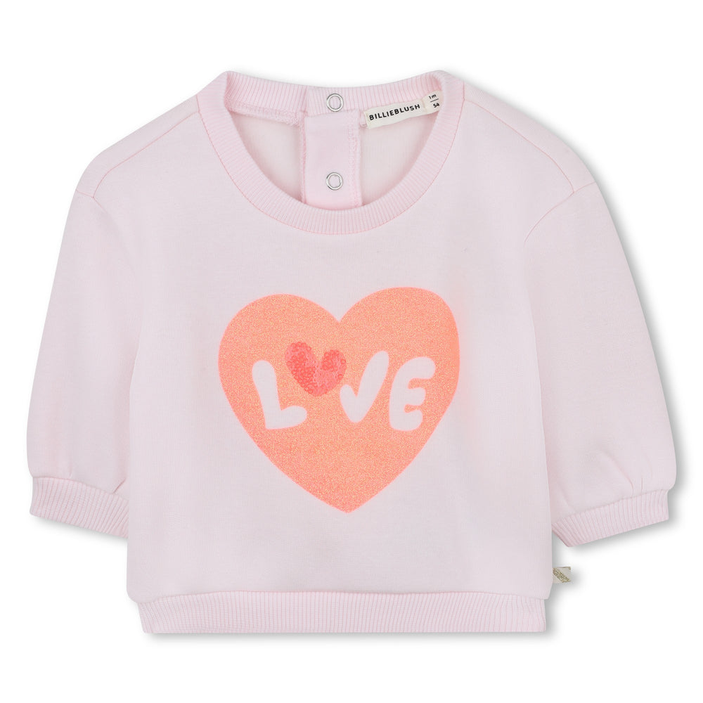 Billieblush Baby Sweatshirt Set - Pale Pink