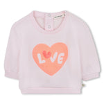 Billieblush Baby Sweatshirt Set - Pale Pink
