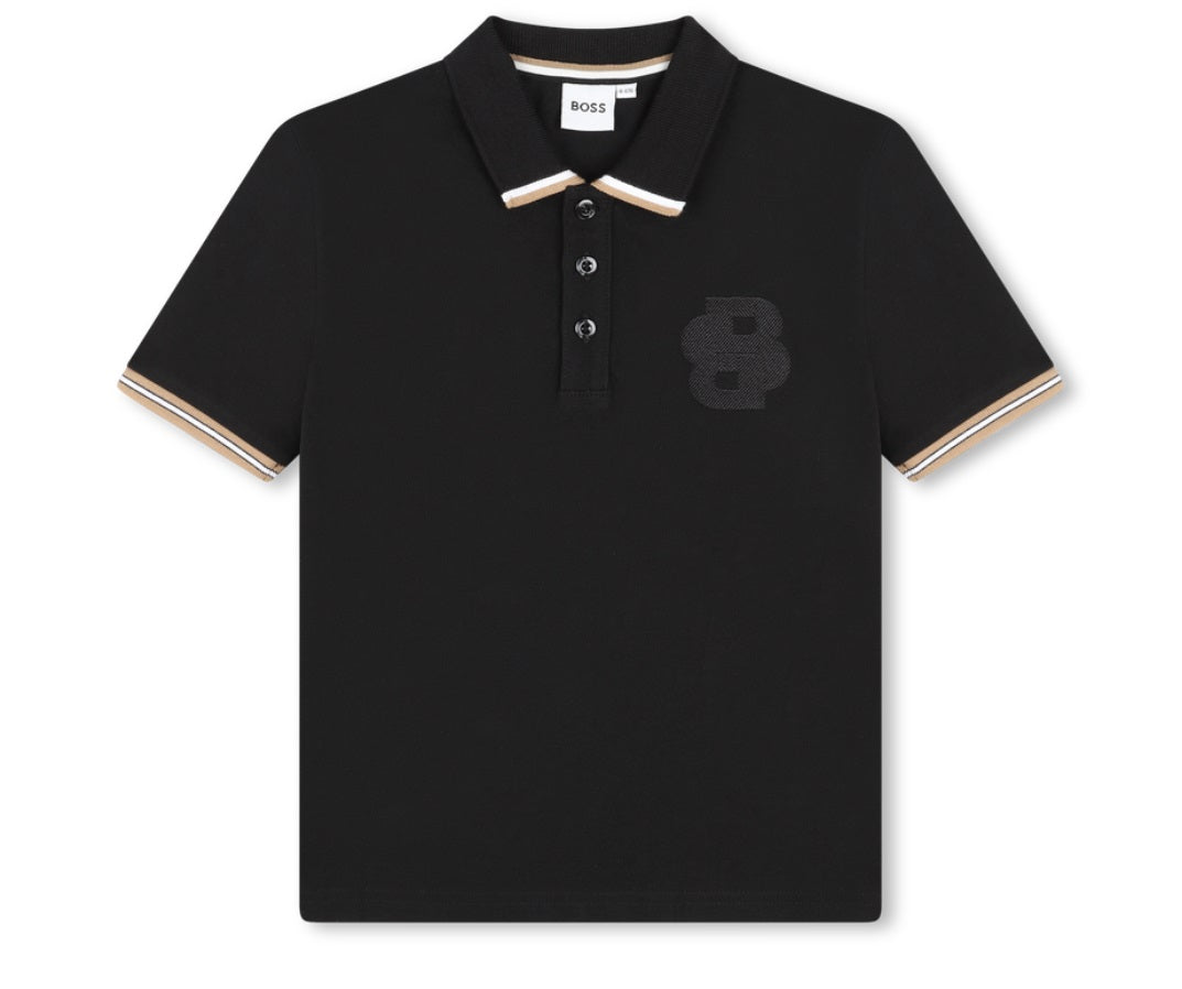 Hugo Boss Double B Polo - Black – The Shoppe Miami