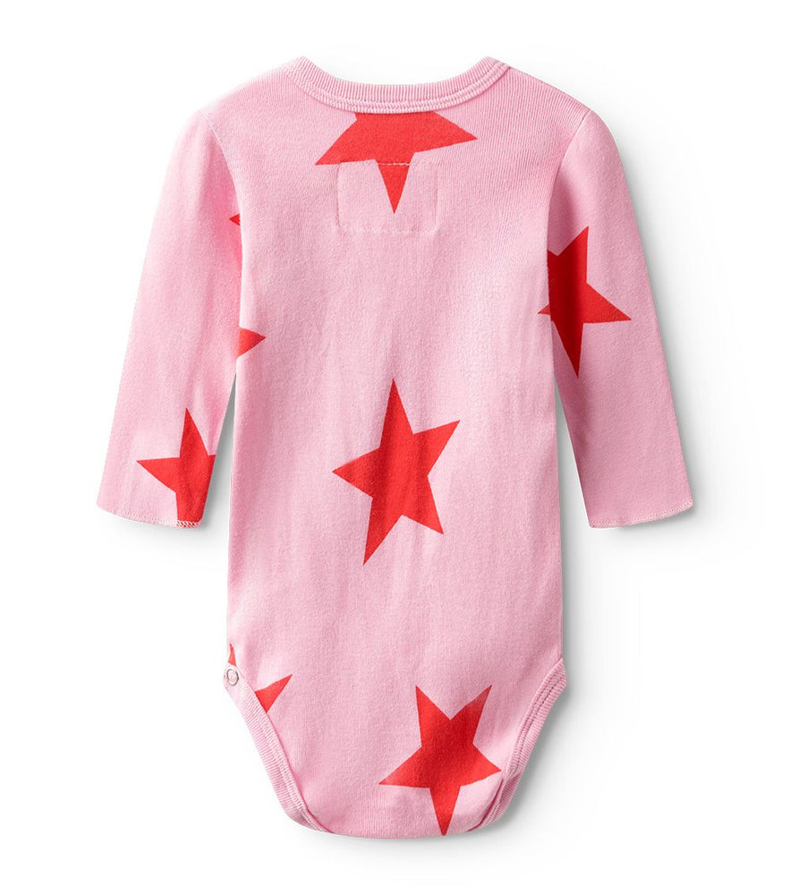 Nununu Star Baby Set with Hat - Super Pink