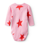 Nununu Star Baby Set with Hat - Super Pink