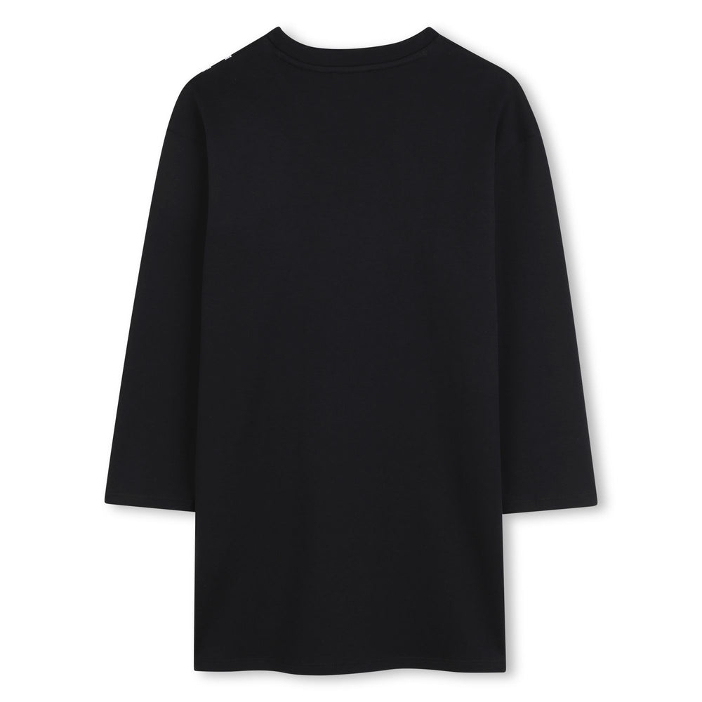 Marc Jacobs Long Sleeve Snapshot Dress - Black