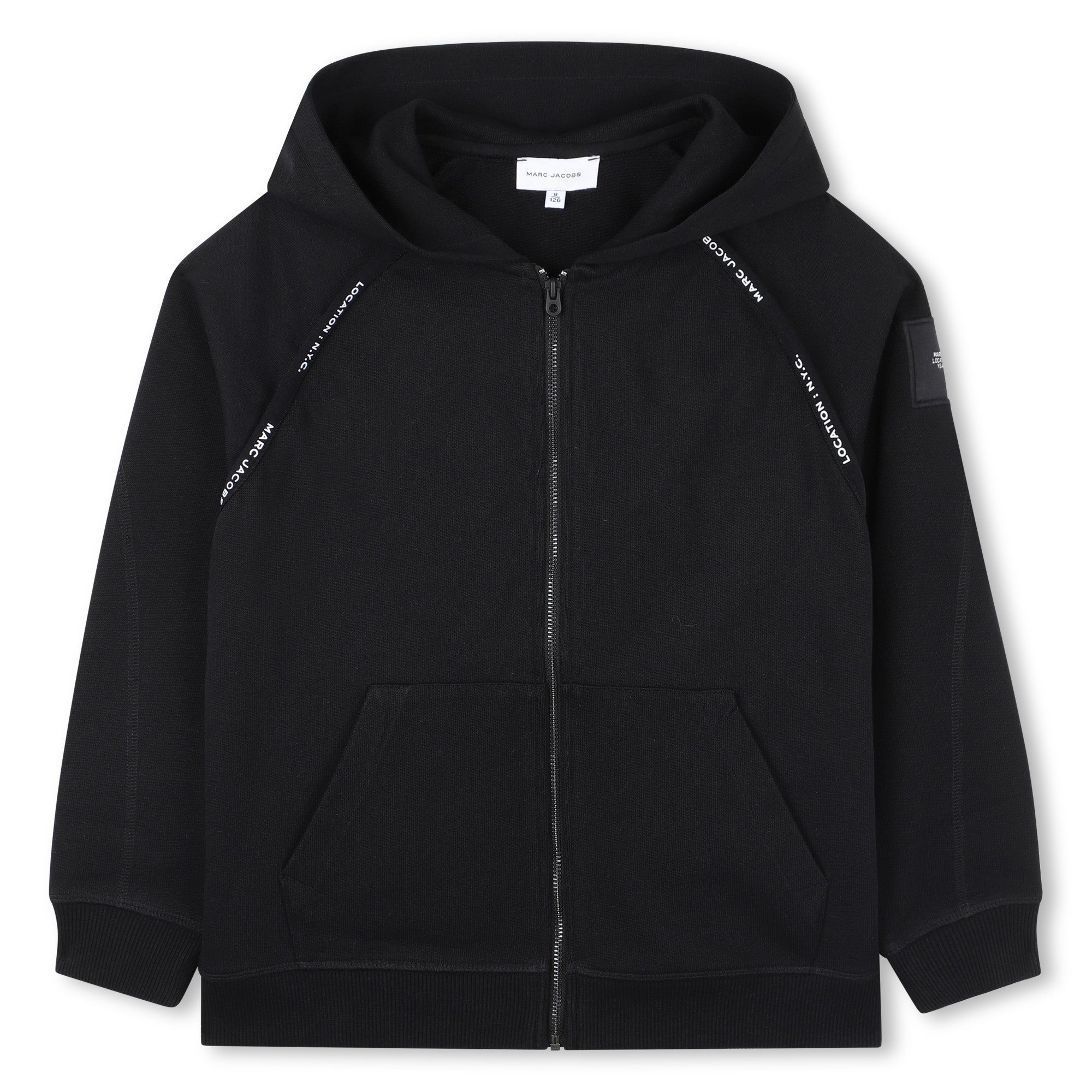 MARC JACOBSパーカー Marc Jacobs Zip Up Hoodie - Black – The Shoppe Miami
