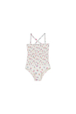 Louise Misha Brigit Bathing Suit - White Felicita Flowers