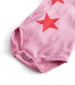 Nununu Star Baby Set with Hat - Super Pink