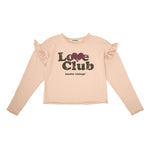 Tocoto Vintage Love Club T-shirt - Pink