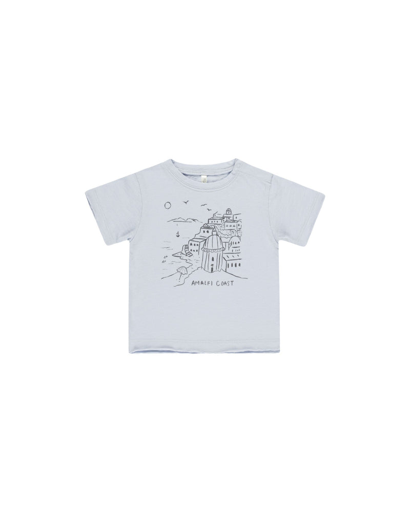 Rylee + Cru Raw Edge Tee - Amalfi Coast