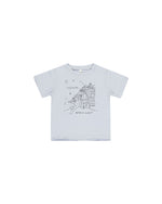 Rylee + Cru Raw Edge Tee - Amalfi Coast