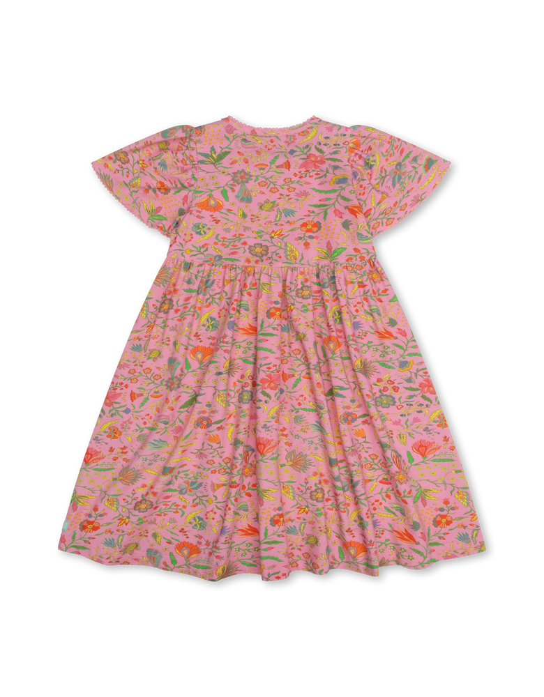 Oilily Divine Flower Dress - Prism Pink