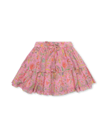 Oilily Layered Flower Skirt - Prism Pink