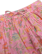 Oilily Layered Flower Skirt - Prism Pink