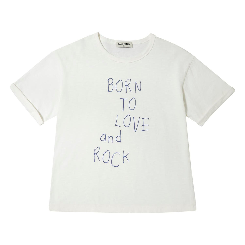 Tocoto Vintage Born To Love Rock T-shirt