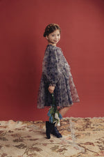 Teela Organza Dress - Blue