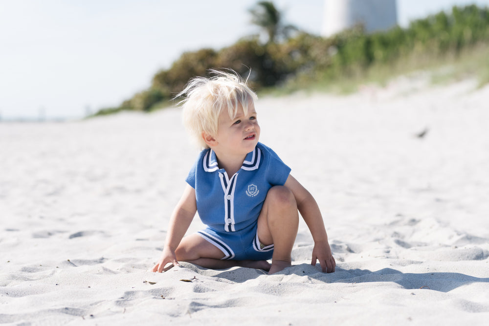 Sweet Threads Ashton Set - Cobalt Blue