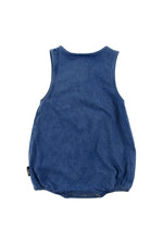 Loud Apparel Baby Romper - Navy Marble Dye