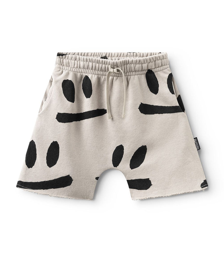 Nununu Smirk Rounded Shorts - Smokey Grey