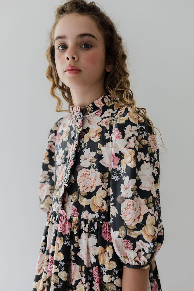 Petite Amalie Romantic Floral Print Dress
